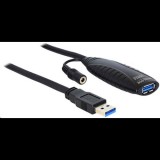 Delock USB 3.0 hosszabbító kábel, aktív 10 m (83415) - USB hosszabbító