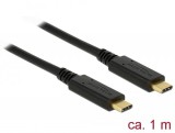 DeLock USB 3.1 Gen 2 (10 Gbps) Type-C to Type-C 1m 3 A E-Marker cable  83661