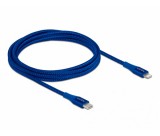 Delock USB-C - Lightning MFi 2m Kék