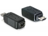 DELOCK USB Micro-B apa - USB Mini 5pin anya átalakító 65063