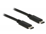 DeLock USB Type-C 2.0 - USB Type-C 2.0 cable 0,5m Black 83672