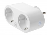 Deltaco smart home sh-p02e wifi, 2xcee 7/3, energiafigyel&#337;vel, fehér elosztó