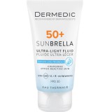 Dermedic Sunbrella Fényvédő Fluid SPF50+ rozáceás bőrre ultra-light 40ml