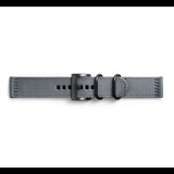Designed for SAMSUNG pótszíj (univerzális, 22 mm, szövet minta, levarrt szél) SZÜRKE [Honor Watch GS 3] (5996591206240) - Szíj