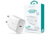 Devia hálózati töltő adapter Type-C bemenettel - 20W - Devia Smart Series PD Quick Charger V2 - fehér