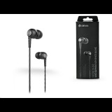 Devia ST310430 Kintone Eco fekete mikrofonos fülhallgató headset (ST310430) - Fülhallgató