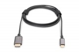 Digitus 4K HDMI Adapter / Converter Cable, USB-C to HDMI 2m Black DB-300330-020-S
