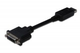Digitus Assmann DP M (plug)/DVI-I (24+5) F (jack) 0,15m AK-340409-001-S 1.1a fekete Displayport átalakító