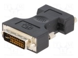 Digitus ASSMANN DVI-I DualLink Adapter DVI-I (24+5) - DSUB15 anya átalakító adapter