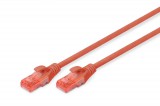 Digitus CAT6 U-UTP Patch Cable 1m Red DK-1617-010/R