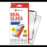 DISPLEX képernyővédő üveg (3D full cover, íves, tok barát, karcálló, 10H) FEKETE [Apple iPhone 12 Pro] (01306) - Kijelzővédő fólia