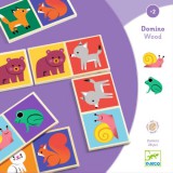 Djeco Erdő állatai fa memória - fa memóriajáték - Domino Wood - DJ01625