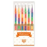 Djeco Szivárvány zselés toll készlet - 6 szivárvány színben - 6 rainbow gel pens - DD03787