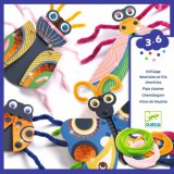 Djeco Zsenilia bogarak - Kreatív alkotás - Yarn bugs - DJ08982