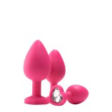 Dream Toys Flirts anal training kit - anál dildó szett (3db) - pink