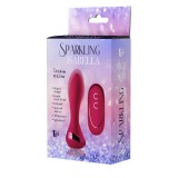 Dream Toys Sparkling Isabella - akkus, rádiós pumpálható anál vibrátor (piros)