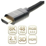 DRO Kábel HDMI - HDMI 2.1 48Gbps 3m 8K fekete