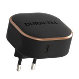 Duracell USB-C PD hálózati töltő 20W fekete (DRACUSB18-EU) (DRACUSB18-EU) - Töltők