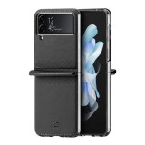 DUX DUCIS Bril - PU bőr tok Samsung Galaxy Z Flip4 5G fekete