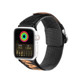 Dux Ducis (Outdoor Version) csereszíj Apple Watch Ultra, SE, 9, 8, 7, 6, 5, 4, 3, 2, 1 (49, 45, 44, 42 mm) fekete/narancssárga