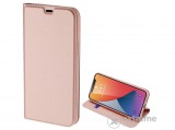 Dux Ducis Skin Pro álló, bőr hatású flip tok Apple iPhone 12 készülékhez, rózsaszín