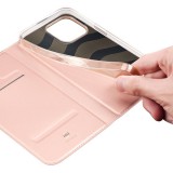 DUX DUCIS Skin Pro - Sima bőr tok Apple iPhone 15 Pro rózsaszínű