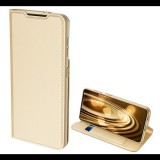 DUX DUCIS SKIN PRO tok álló, bőr hatású (FLIP, oldalra nyíló, bankkártya tartó, asztali tartó funkció) ARANY [Samsung Galaxy S21 Plus (SM-G996) 5G] (5996591035215) - Telefontok