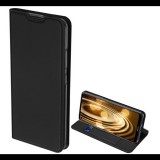 DUX DUCIS SKIN PRO tok álló, bőr hatású (FLIP, oldalra nyíló, bankkártya tartó, asztali tartó funkció) FEKETE [Nokia 5.4] (5996591154657) - Telefontok