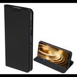 DUX DUCIS SKIN PRO tok álló, bőr hatású (FLIP, oldalra nyíló, bankkártya tartó, asztali tartó funkció) FEKETE [Nokia G20] (5996591085708) - Telefontok