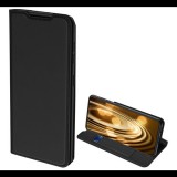 DUX DUCIS SKIN PRO tok álló, bőr hatású (FLIP, oldalra nyíló, bankkártya tartó, asztali tartó funkció) FEKETE [Samsung Galaxy S21 Plus (SM-G996) 5G] (5996591035307) - Telefontok