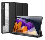 Dux Ducis Toby Samsung Galaxy Tab S8 bőr hatású tablet tok fekete (GP-124462)