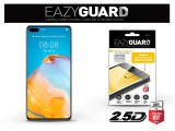 EazyGuard Huawei P40 gyémántüveg képernyővédő fólia - Diamond Glass 2.5D Fullcover - fekete