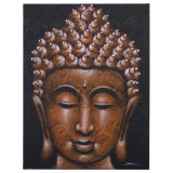 Éden Buddha Festmény - Réz Brokát Hatás 60x80cm
