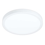 Eglo 30891 Fueva 5 fürdőszobai LED panel, felületre szerelhető, falon kívüli, 28,5 cm, fehér, kör, 2500 lm, 4000K természetes fehér, beépített LED, 20,5W, IP44, 285mm átmérő