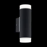 Eglo 96505 Riga-LED kültéri fali lámpa, fekete, GU10 foglalattal, max. 2x5W, IP54