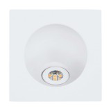 Eglo 96901 Zarate beépíthető lámpa, süllyesztett, fix, 8 cm x 8 cm, fehér, 200 lm, 3000K melegfehér, beépített LED, 2W, IP20