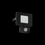 Eglo 97459 Faedo 3 kültéri LED reflektor, fekete, 900 lm, 5000K természetes fehér, beépített LED, 10W, IP44