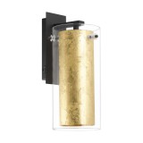 Eglo 97839 Pinto Gold fali lámpa, üveg burával, arany, E27 foglalattal, max. 1x40W, IP20
