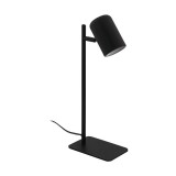 Eglo 98855 Ceppino asztali lámpa, íróasztali lámpa, fekete, GU10 foglalattal, max. 1x4,5W, IP20