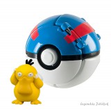 Egyéb Pokemon labdába zárható mini Psyduck figura