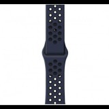 Egyéb Utángyártott Apple Watch lyukacsos sport szíj 42/44/45mm M/L éjkék/fekete (69312) (EG69312) - Szíj