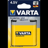 Elem 4,5V 3LR12 Superlife féltartóslapos 1 db/csomag, Varta