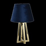 ELMARK SIENA asztali lámpa 1xE27 bronz,kék