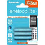 eneloop Panasonic Phone AAA 550mAh mikro ceruza akkumulátor 3db/bliszter (BK4LCCE-3DE)