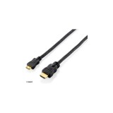 Equip 119307 HDMI kábel 2 M HDMI A-típus (Standard) HDMI Type C (Mini) Fekete