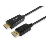 Equip DisplayPort - HDMI kábel, apa/apa, 5m (119392) (equip-119392) - DisplayPort