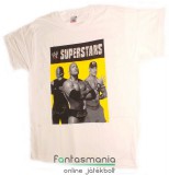 Eredeti, licencelt termék eredeti WWE Pankráció - póló Superstars minta, felnőtt L méret - Rey Mysterio, The Rock, John Cena