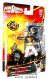 Eredeti, licencelt termék Power Rangers figura - 10cm-es Black / Fekete Metallic Ranger figura pisztollyal és baltával - mozgatható végtagokkal