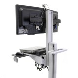 Ergotron Dual WideView WorkSpace monitor tartó és munkaállomás max 22" 20.9kg (24-194-055) (24-194-055) - Monitor állványok, fali konzolok