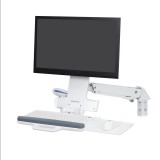 Ergotron StyleView Sit-Stand kombinált monitortartó 24" fehér (45-266-216) (45-266-216) - Monitor állványok, fali konzolok